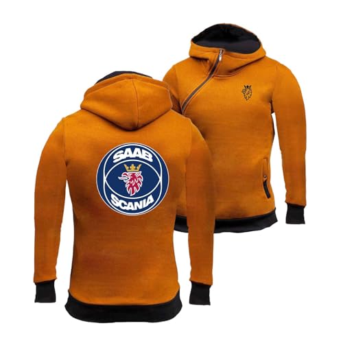 JANZBZSU Sudadera Deportiva con Capucha Hombre De S.A.A.B Abrigo Y Cremallera Oblicua Prendas Vestir Exteriores para Primavera-ZongS||s