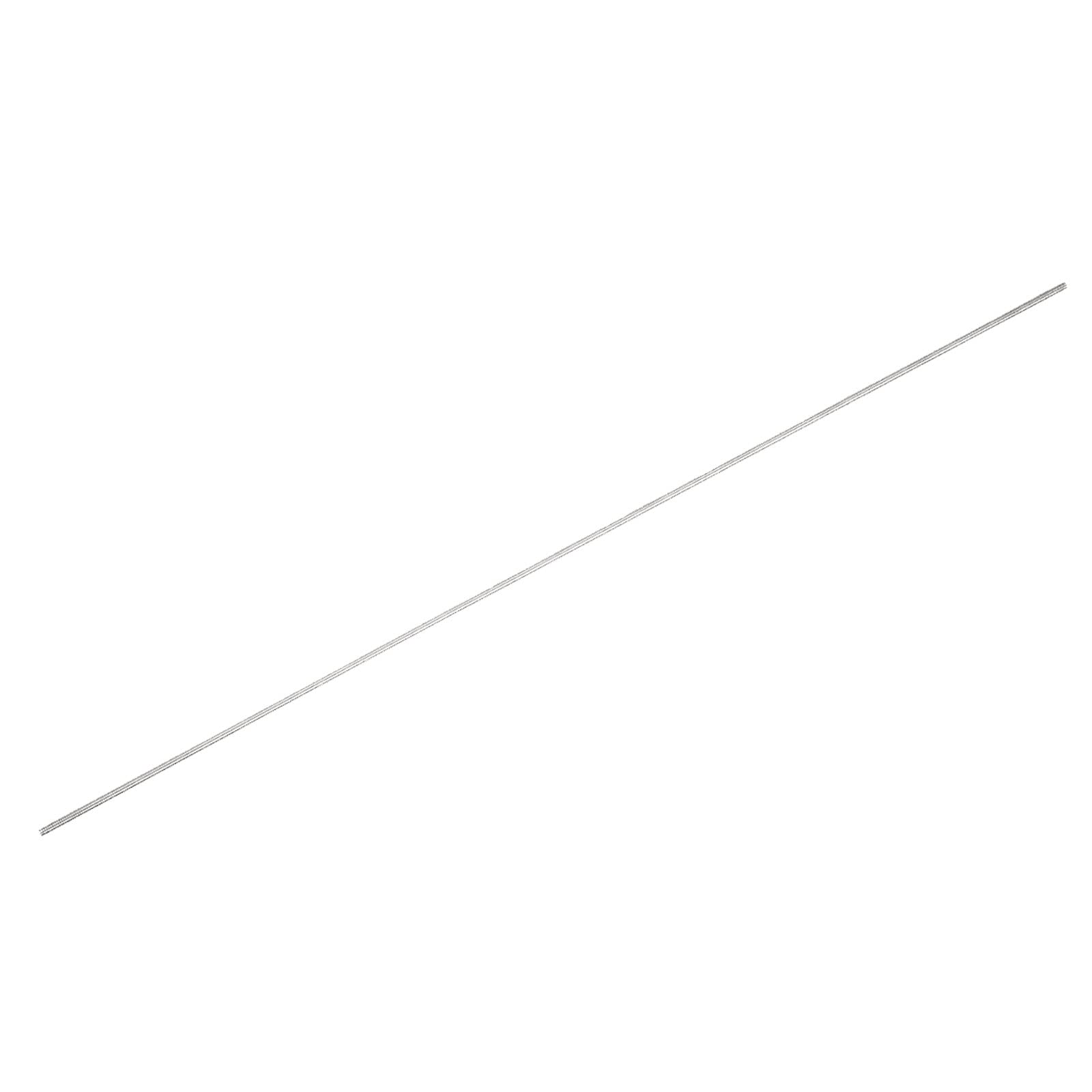 QUARKZMAN M2 x 250mm W pełni gwintowane pręty x 1szt 304 Stal nierdzewna Prawa Ręka Gwint Pręt do śrub i zacisków i wieszaków i U śruby,[Srebrny]