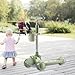 Pegciuho Adjustable Height Kids Scooter for Outdoor Adventures, Green