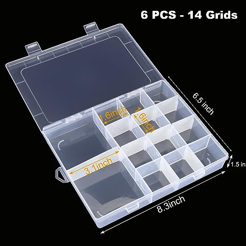 Boîtes de rangement à 14 compartiments pour ne plus perdre vos perles