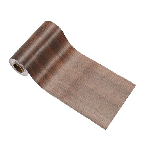 Image of PATIKIL Wood Grain Tape 4.7 inch x 32 ft, Self-Adhesive Wood Texture Repair Tape Realistic Wooden Effect Patch for Furniture Cabinets Floor Walls, Ebony