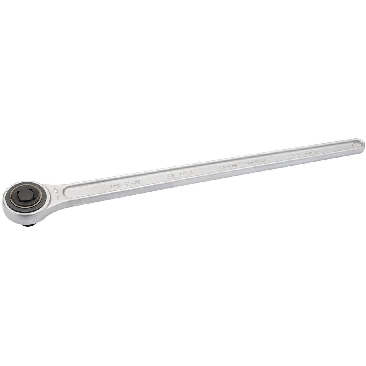 Draper 1036 Square Drive Push Through Reversible Ratchet, 3/4", 500mm Length, Stahlgrau