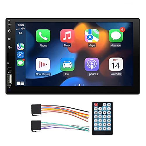 2Din J[WI Wince Carplay  Android Auto 7" Ódeʎ^b`XN[A~[NAo[XC[WABluetoothAAM/FMAUSB/AUX |[g