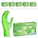 Produktbild 1000 Stück ARNOMED Einweghandschuhe Grün, Einmalhandschuhe M, Nitril Handschuhe Einweg, Nitrilhandschuhe puderfrei, Gummihandschuhe Einweg, Schutzhandschuhe, Handschuhe Nitril in XS, S, M, L, XL