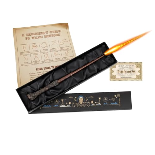 Image of Dumbledore Magic Wand - HP Accessories for Role Play - Gift Toys Cosplay Dress Accessories Combo for Kids (Limited Edition 2025), Brown