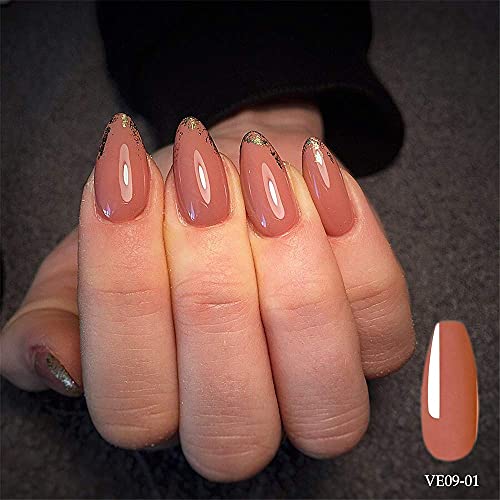 Das Poly Extension Gel Nail Set, das Natural Colors Builder Gel Set, enthält einen Basis-Gel-Decklack für das DIY Nail… – Bild 3