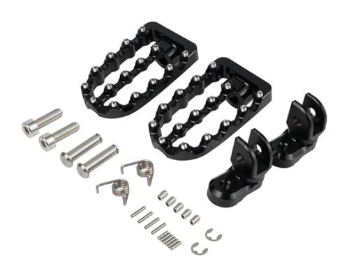 Repose-pieds KLR650 réglables : fini les pieds qui glissent de la pédale moto