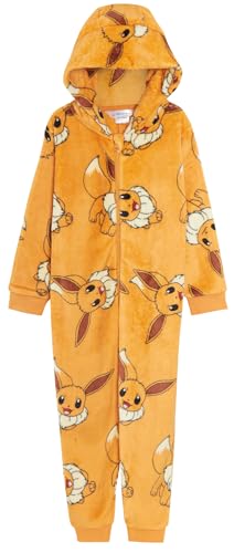 Pokemon Kids Hooded All In One Eevee 9-10 Years