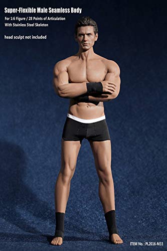 Phicen 1/6 Scale Super Flexible Male Muscular Seamless Body PL2016-M33 Suntan