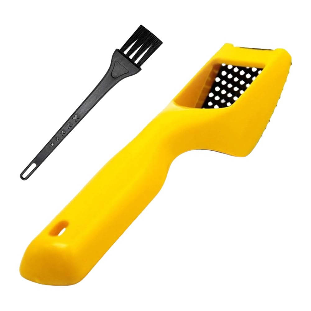 367023-STX Surform Shaver Tool 5 21 115 con cepillo de limpieza - Multifuncional Hand Rasp Plane Polish Shaper - Herramienta de afeitar de mano para esculpir arcilla de cerámica y tal