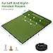 RELILAC 5x4FT Golf Mat with Ball Tray, 31mm Heavy Duty Golf Batting Mat for Backyard, Driving, Indoor and Outdoor Exercise, Divot Matte with 3 Tees for Debris Swing Driving Training