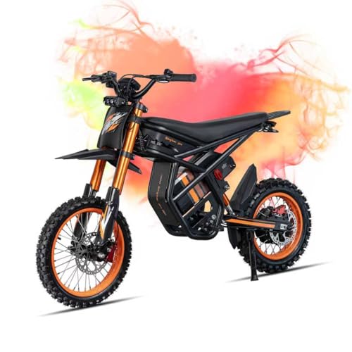 Image of Bootime 3000W GT54 PRO / GT54 Electric Dirt Bike for Adults Teens - 50 /37 MPH High-Speed, 14 inch Fat Tires & Dual Removable Battery(60V /48V) | All-Terrain Off-Road eBike for Snow, Sand