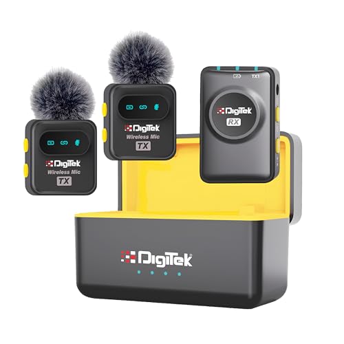 Digitek® DWM-118 Wireless Microphone, Noise Reduction, 7Hr Batter...