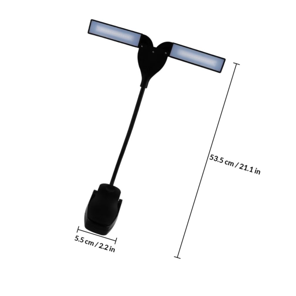 BESTonZON Lampe pour Piano LED à Pince Réglable, Protection des Yeux, Alimentation Usb, Matériau Abs, Lampe Pupitre Musique Lecture Pratique