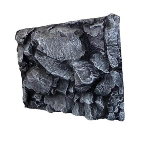 テラリウム背景 PU素材 60x45x6.5cm 凹凸テクスチャ ヘビヤモリ用水槽背景 多目的アクセサリー, Style A