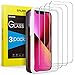 SPARIN Vetro Temperato compatibile con iPhone 13 e iPhone 13 Pro 6.1 Pollici, 3 Pezzi Pellicola Protettiva Durezza 9H con Facile da installare, Custodia Compatibile