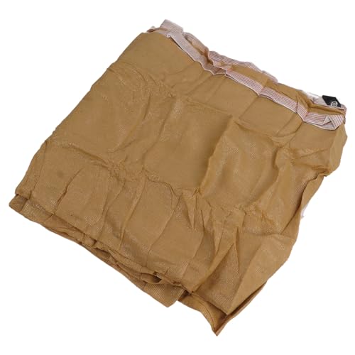 Block Beige Shade Net 4 X 6m, Thicken Villa Sunshade for Outdoors, Shade Net Block Sun Outdoor Beige Shade Sail Sun for Terraces and Balconies