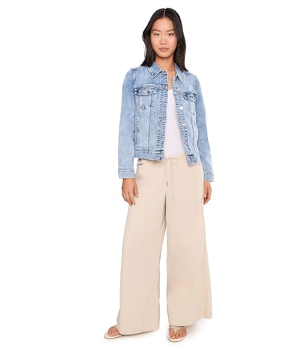 Image of Liverpool Classic Denim Jacket in Stretch Slub Twill