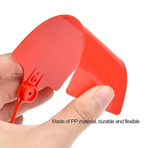 Leadseals 100 Plastic Tags Shipping Tags Water Proof Tags For Labeling Shipping Labels Security Seals Writable Marker Ties Hanging Tags Storage Tag With One Marker Pen (Red) #TOP2
