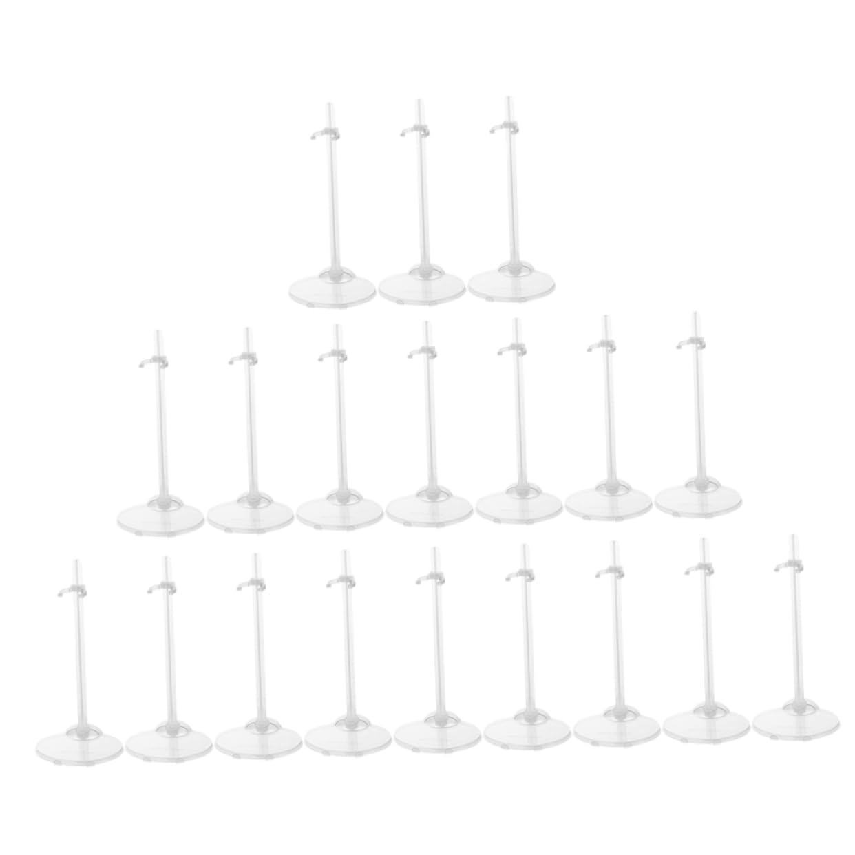 ifundom 2sets Doll Accessories 36 Stands Toy Stands Display Racks Show 18pcs*2