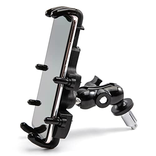 Support téléphone moto pour tige de fourche rigide anti-vibrations