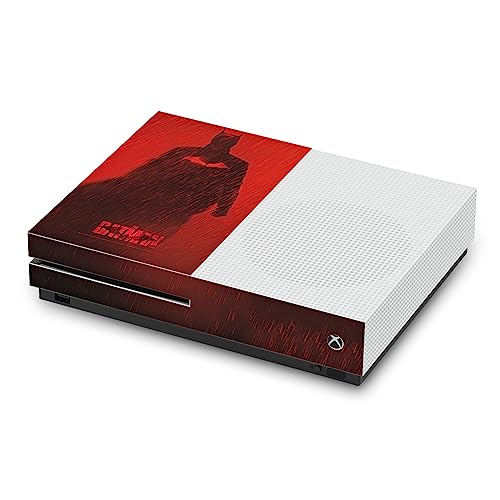 Vinyle Autocollant de Jeu Xbox One S : Sticker Peau Couverture The Batman Pluie Rouge