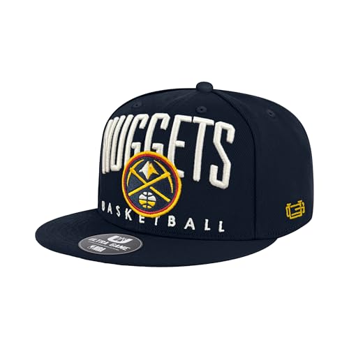 Ultra Game Adults NBA Official Teamster Ultimate Baseball Cap Hat Denver Nuggets Team Color One Size
