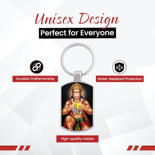 Image of Stylish Metal Keychains with Permanent Glossy Print - Inspirational Quotes & Spiritual Designs - Perfect Key chains for loved ones, Personal Use, Gifts & Return Gifts