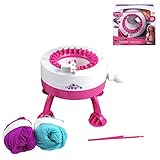 P&F DIY Knitting Machine Smart Weaver Colorful Yarn Loom Knit for Hats Scarves Sock