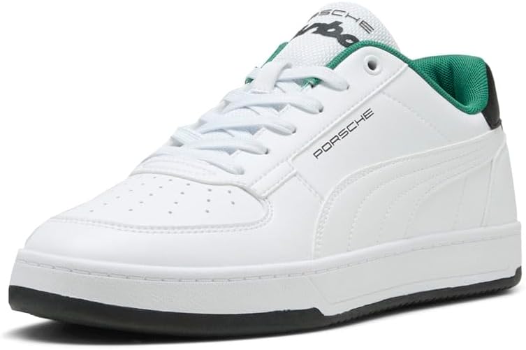 PUMA Mens Porsche Legacy Caven 2.0 Lace Up Sneakers Shoes Casual - White - Image 2