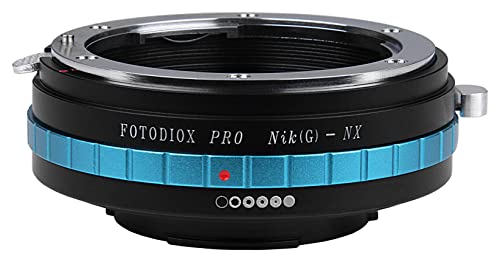 Fotodiox Pro Lens Mount Adapter Compatible with Nikon F-Mount G-Type Lenses on Samsung NX Mount Cameras