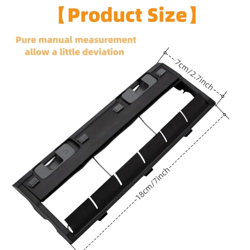 Image of Main Brush Hood Replacement, Main Roller Brush Cove, for ECOVACS Deebot Vacuum Cleaner T8 /N7 /N8 /N8 Pro+ /X1 Omni / T10 Omni /T20 Omni / X1Pro /T10 Pro Replacement Parts