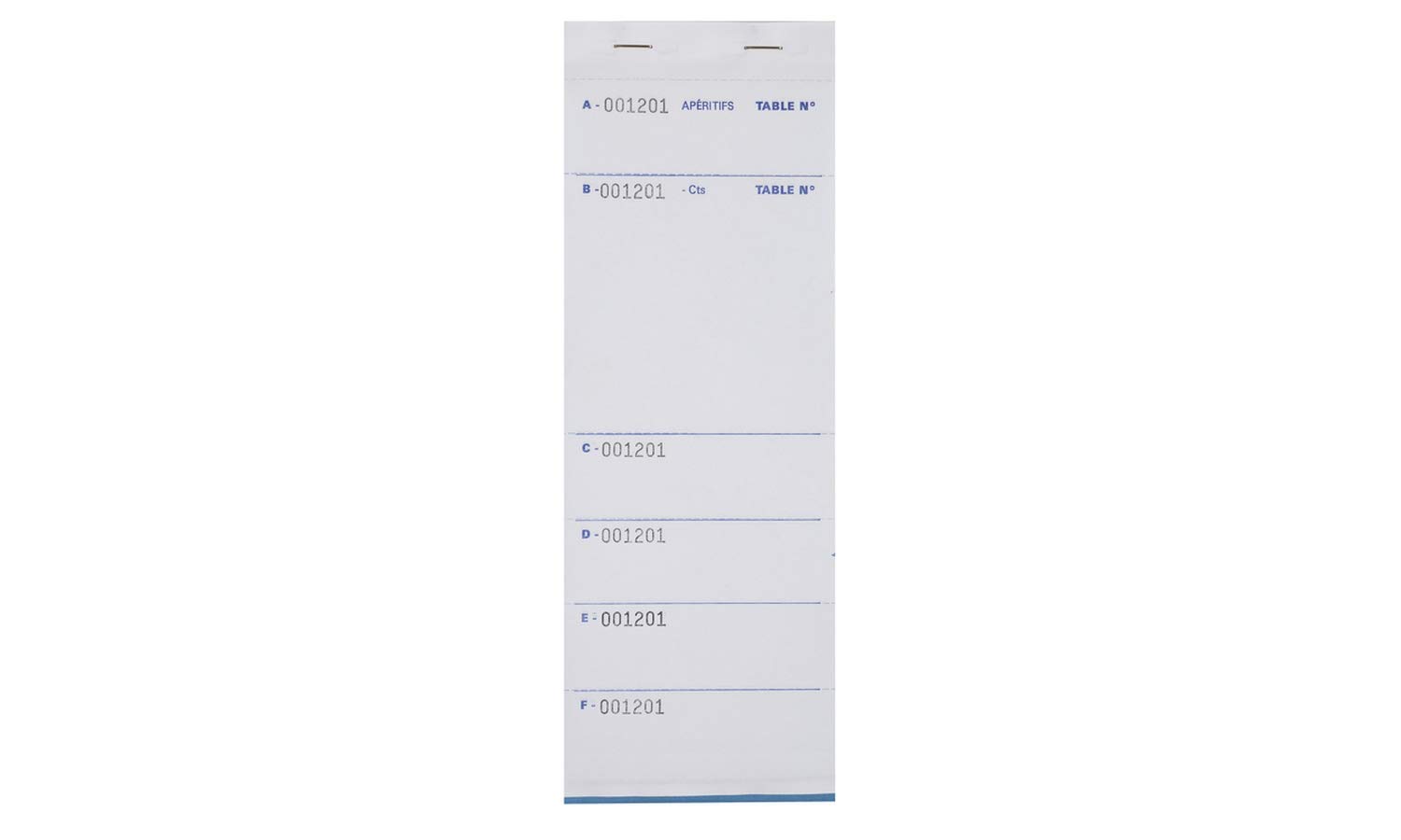 5 Blocs Commande Brasserie AUTOCOPIANT - DUPLI - 95X260