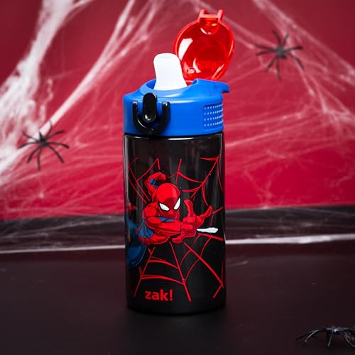 Image of Marvel SpiderMan Brand New Day Sage 16oz Straw Kids Water Bottle