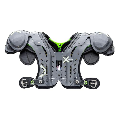 Image of XTECH X2 Football Shoulder Pads - Unique Configurations for All Positions - Advanced Lightweight Pad for Adult Mens and High School Players