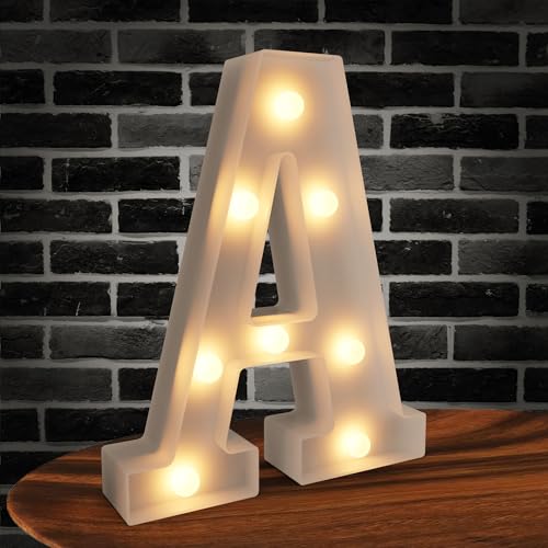 Light up Letters Marquee Letters, LED Alphabet Lights Sign -