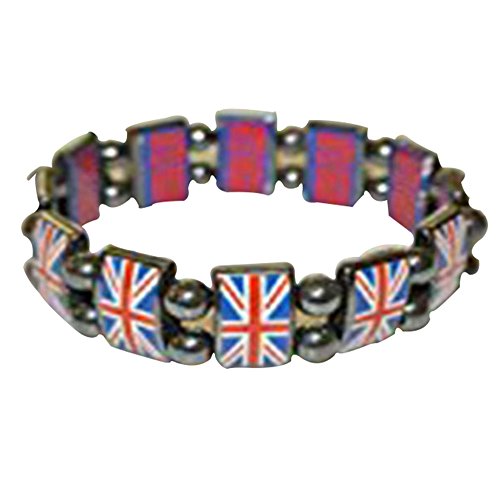 Uk metal flag beads bracelets