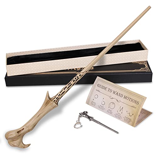 MagicRanger Magic Wizard Wand for Kids Witch Sorcerer Collection Cosplay Accessory with Gift Box Bone