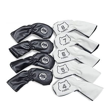 Amazon.co.jp: アイアンカバー 9点セット 番手付 秋田犬 (ブラック  