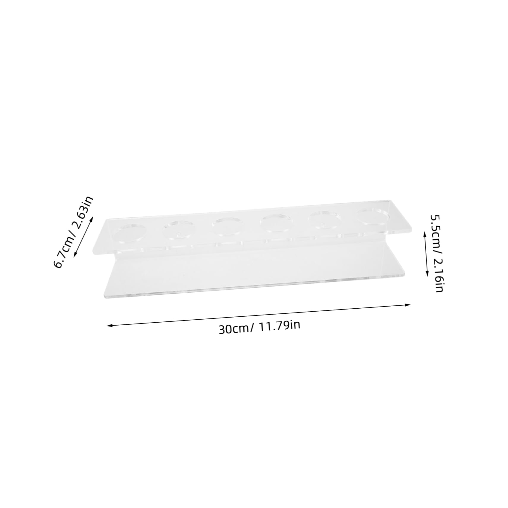 BESPORTBLE 2Pcs Wall Mounted Acrylic Rack Holds Billiard Sticks Durable Design for Space Saving Organization Club and Bar Use