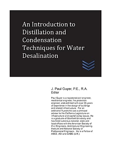 livre An Introduction to Distillation and Condensation Techniques for Water Desalination