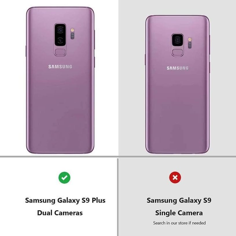 Image of BOXXO Flexible Back Cover for Samsung Galaxy S9 Plus | Back Cover Transparent Clear Shockproof Case Four Corner Protection | Slim Protective Mobile Phone Cover for Samsung Galaxy S9 Plus