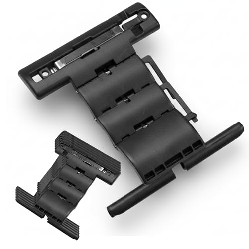 Rollwin 6x Hochschiebesicherung Rolladen starre Wellenverbinder 3-gliedrig Rolladen Aufhänger Clipverbinder für Rolladenmotor starrer Anschlag Einbruchhämmung