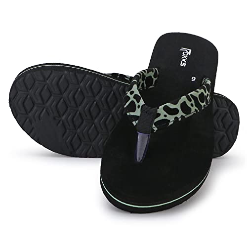 Image of ROKKS Woman's Fashionable Mid-Heel Sandals Flip-Flops Regular Wear Comfortable Slipper for Girls / Ladies(AE-Heel-031)