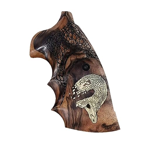 Tactical Grips COLT Anaconda for All Python Models and Anaconda Models Above 2021 Gun Handgun Pistol Rubber Textured Non-Slip Ergonomic Custom Durable Precision Panels Natural Wood Holster