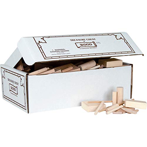 Pacon PAC25330 Treasure Chest of Wood, 10 lbs.