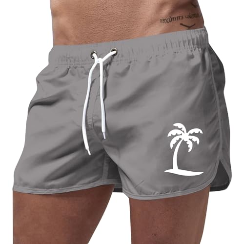 Bermuda Long De Bain Homme en Grande Boxer Achat Rayé Stretch sur Longueur Salle Grandes Badminton Thermique Trois Fushia Olive Entraînement Humour VTT...