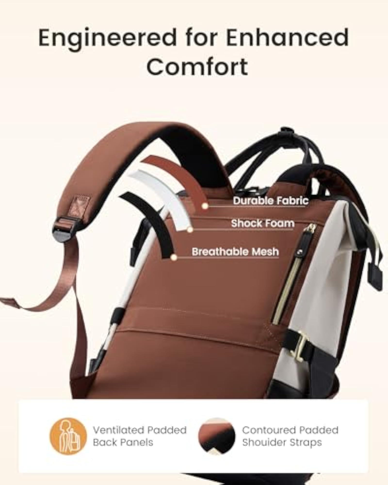 Laptop Backpack for Women, Stylish and Functional