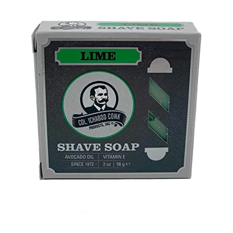 Col. Conk Lime Glycerine Shave Soap 2.25 oz. Cover