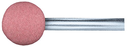 PFERD 36361 Poliflex Rubber Bond Fine Grinding Point, Aluminum Oxide, Shape B122, 3/8